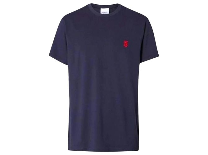 T-shirt Burberry TB Monogram Blu Navy Blu scuro - vista 11