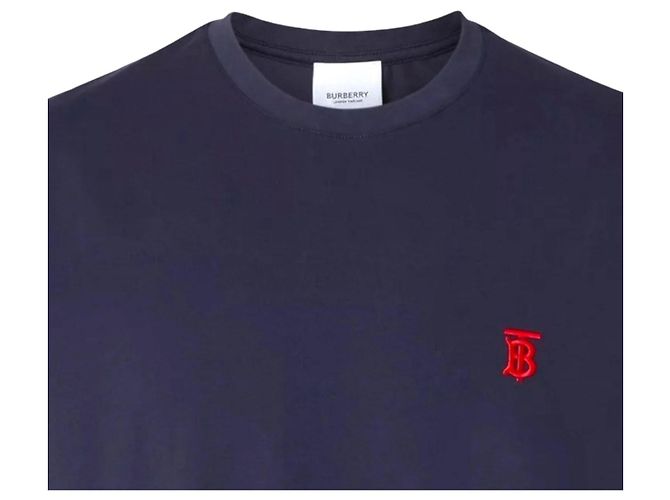 T-shirt Burberry TB Monogram Blu Navy Blu scuro - vista 13