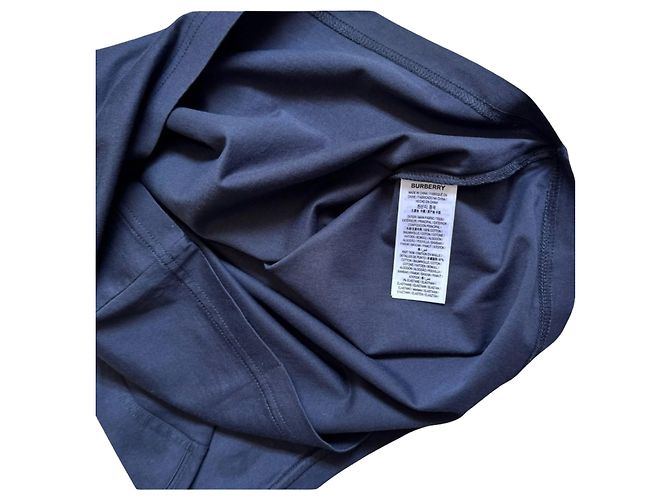 T-shirt Burberry TB Monogram Blu Navy Blu scuro - vista 14