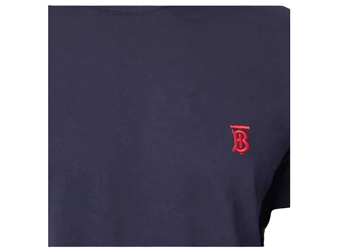 T-shirt Burberry TB Monogram Blu Navy Blu scuro - vista 3