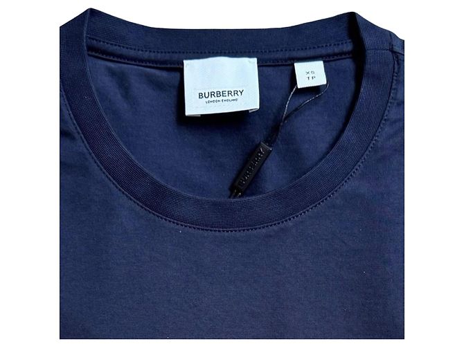 T-shirt Burberry TB Monogram Blu Navy Blu scuro - vista 7