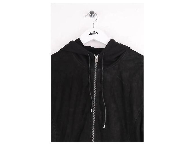 Iro Lederjacke Schwarz Herren M - Ansicht 2