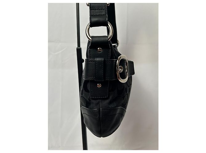Schwarze Coach Monogramm Tasche - Ansicht 13