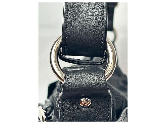Schwarze Coach Monogramm Tasche - Ansicht 15