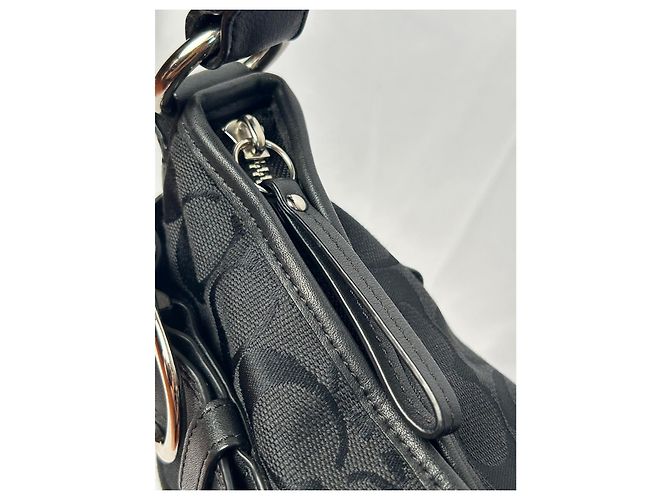 Schwarze Coach Monogramm Tasche - Ansicht 7