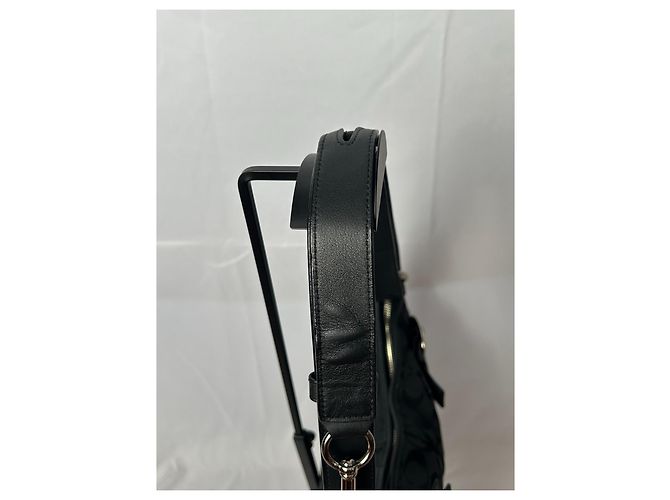 Schwarze Coach Monogramm Tasche - Ansicht 8