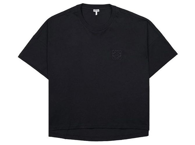 Camiseta Loewe Anagram Negra de Algodón Negro - vista 14