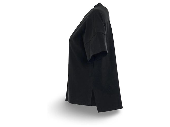 Camiseta Loewe Anagram Negra de Algodón Negro - vista 4