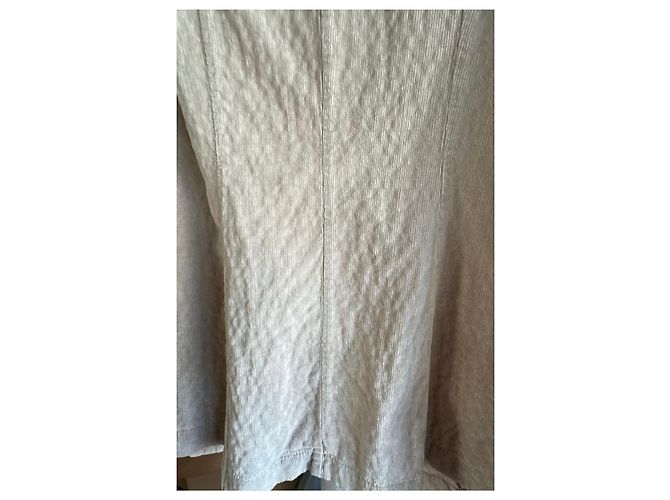 Autre Marque Blazer Transit de viscosa y algodón beige - vista 9