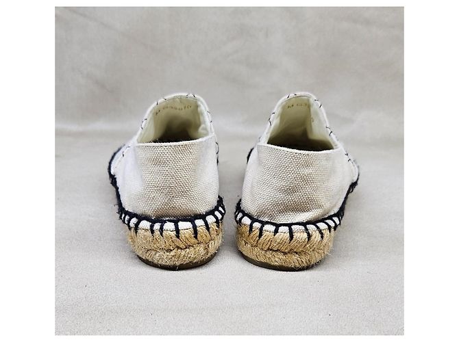 Chanel CC Espadrilles Schwarz Weiß - Ansicht 11