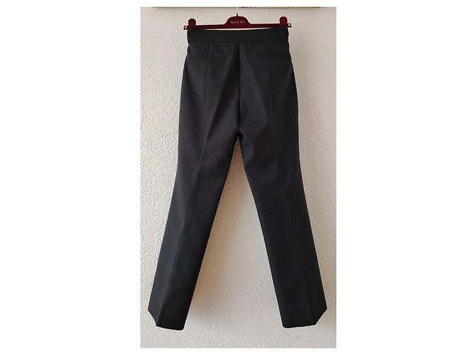 Gucci Pantalones de Gabardina de Lana - vista 3