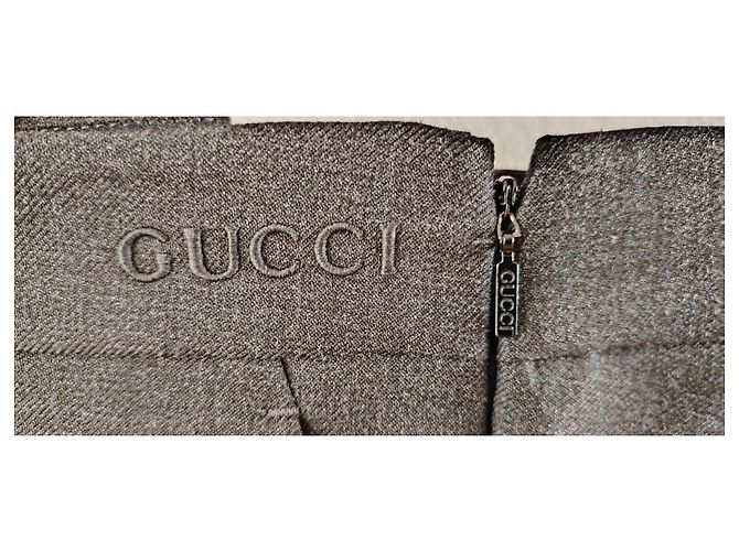 Gucci Pantalones de Gabardina de Lana - vista 5