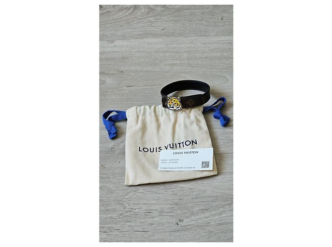 Pulsera Louis Vuitton Monogram Tiger Castaño Multicolor Monograma - vista 5