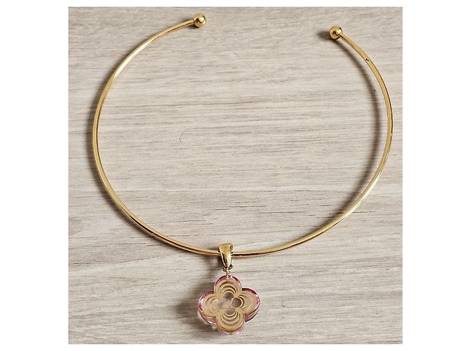 Collar Louis Vuitton Dorado - vista 4