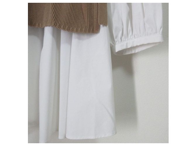Autre Marque TO BE CHIC Stricktunik Beige - Ansicht 7