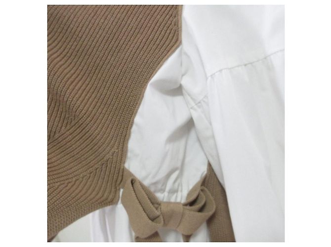 Autre Marque TO BE CHIC Stricktunik Beige - Ansicht 8