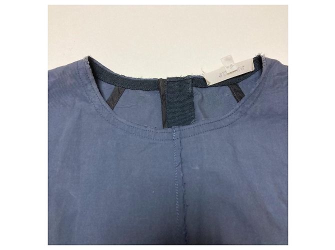 Autre Marque Vestido acampanado de algodón BLAMINK Azul Azul marino - vista 11