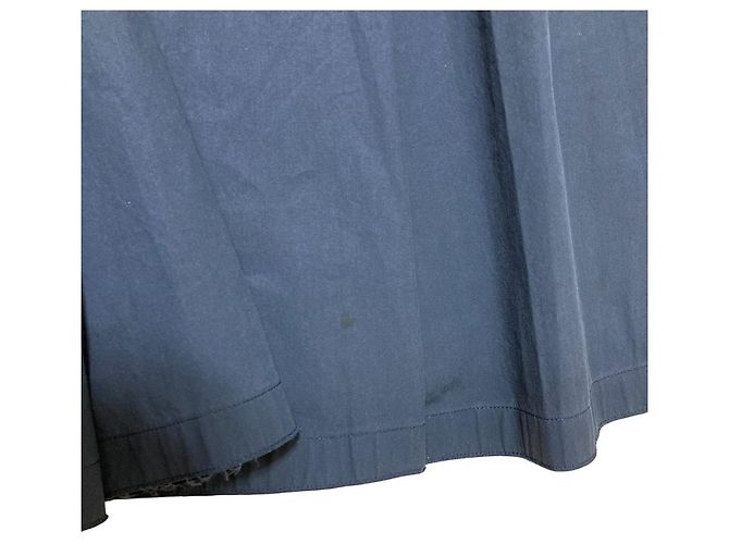 Autre Marque Vestido acampanado de algodón BLAMINK Azul Azul marino - vista 16