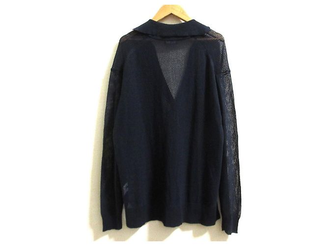 Autre Marque allureville Sheer Kanoko Pullover Knit Azul Azul marino - vista 2