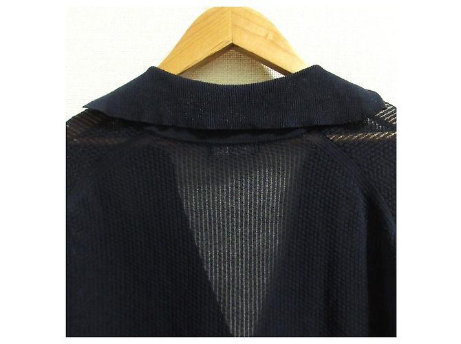 Autre Marque allureville Sheer Kanoko Pullover Knit Azul Azul marino - vista 7
