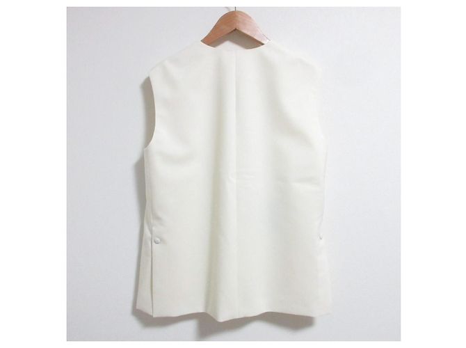 Autre Marque Chaleco de lana mohair Drawer Blanco roto - vista 2