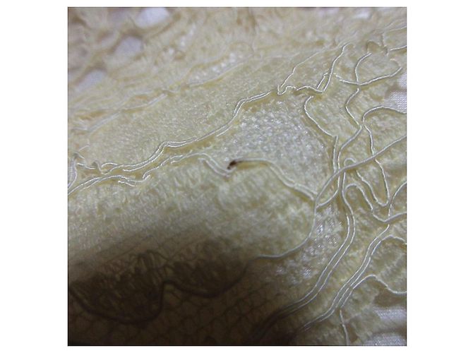 Autre Marque Falda de encaje floral Drawer Amarillo - vista 9