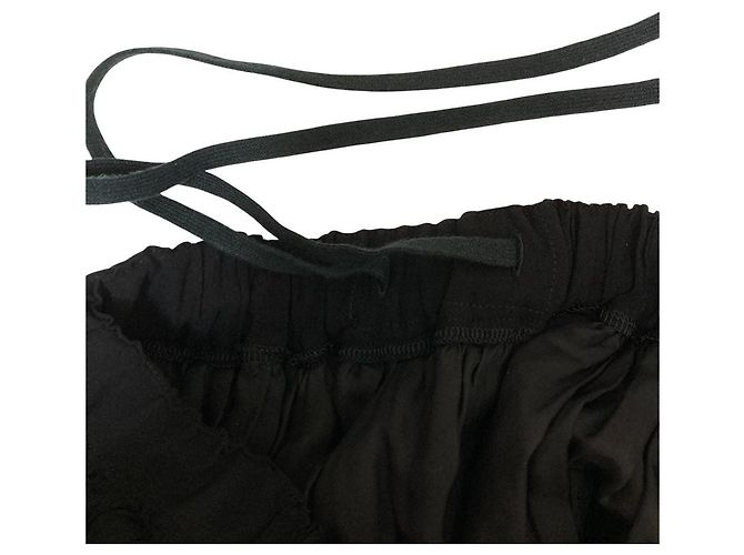 Autre Marque Falda superpuesta fruncida COMME des GARCONS Negro - vista 4