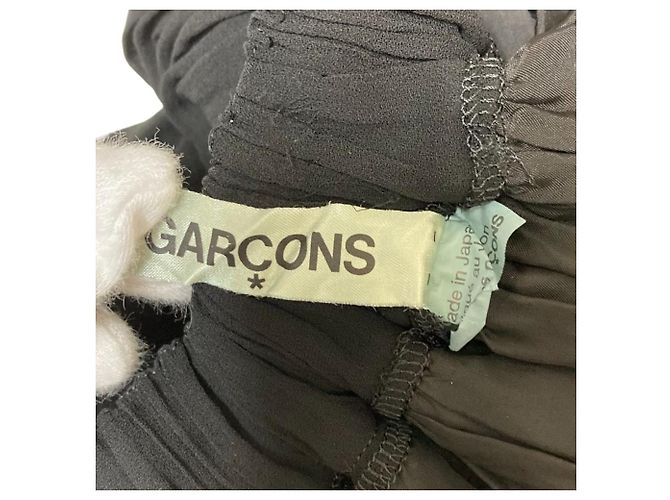 Autre Marque Falda superpuesta fruncida COMME des GARCONS Negro - vista 6