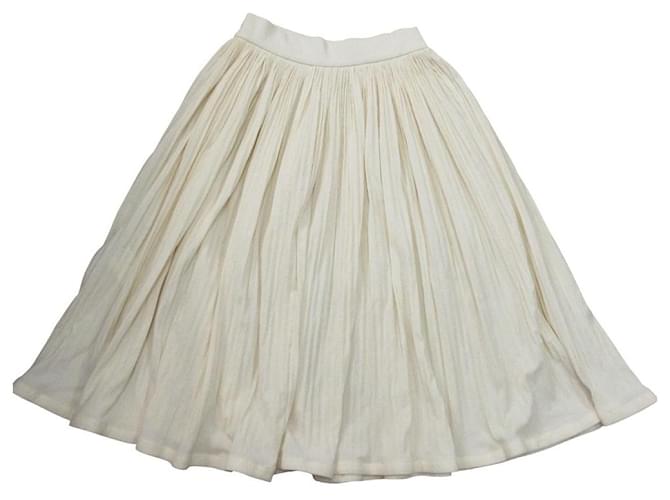 Falda plisada midi Jil Sander Beige - vista 2