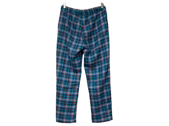 Autre Marque Semicouture Karohose Blau - Ansicht 2