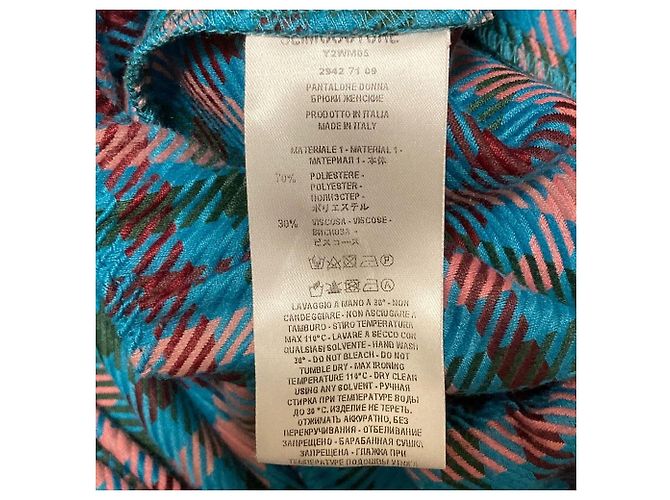 Autre Marque Semicouture Karohose Blau - Ansicht 5