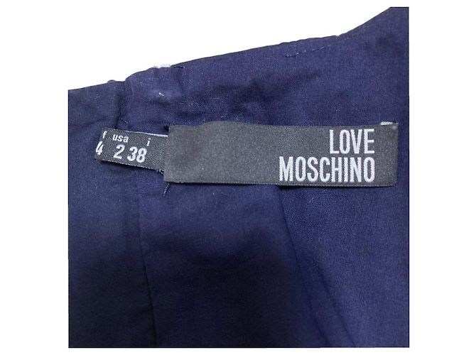 Besticktes Kleid von Love Moschino Blau Marineblau - Ansicht 7