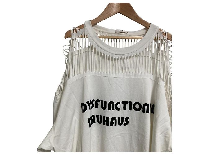Céline Camiseta de manga larga Celine Dysfunctional Bauhaus Blanco - vista 3