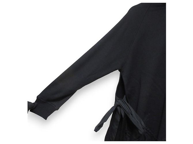 Sweatshirt Valentino com patch de renda Preto - vista 5