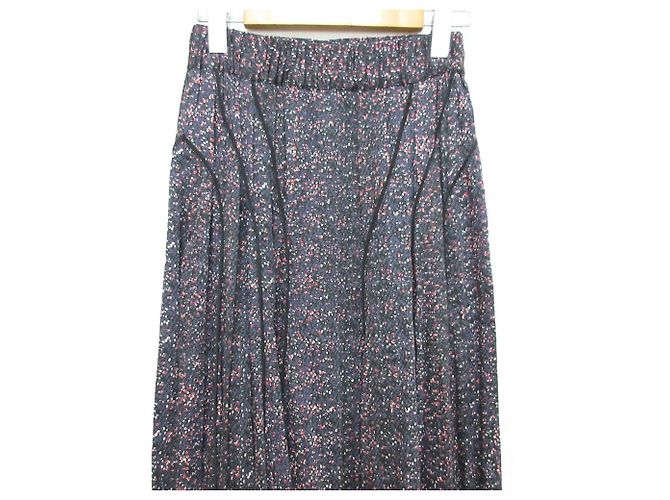 Autre Marque Falda larga acampanada Velnica Roja Azul Azul marino - vista 3