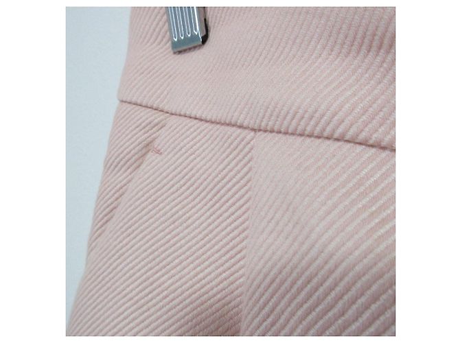 Autre Marque Calças afuniladas Drawer em sarja de algodão e nylon Rosa - vista 3