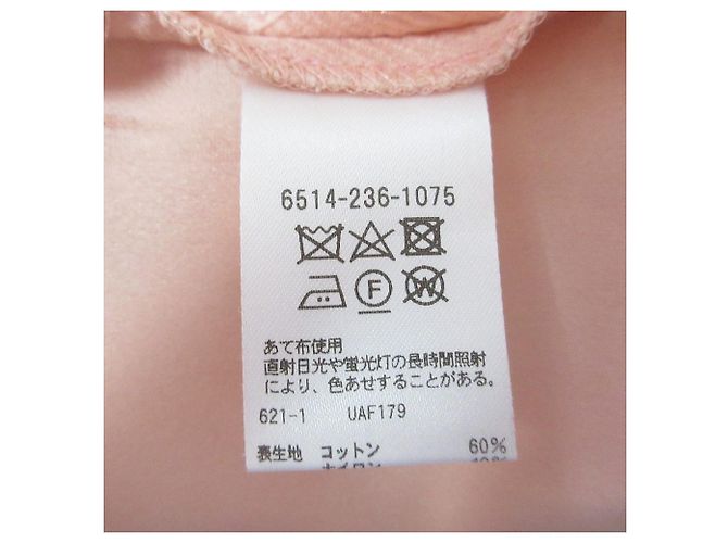 Autre Marque Calças afuniladas Drawer em sarja de algodão e nylon Rosa - vista 7