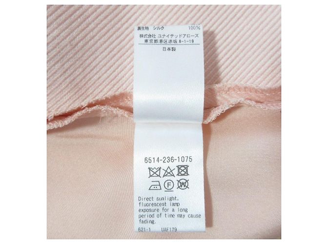 Autre Marque Calças afuniladas Drawer em sarja de algodão e nylon Rosa - vista 8