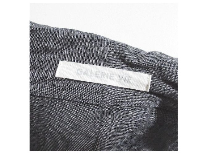 Autre Marque Abrigo de lino GALERIE VIE Castaño - vista 5