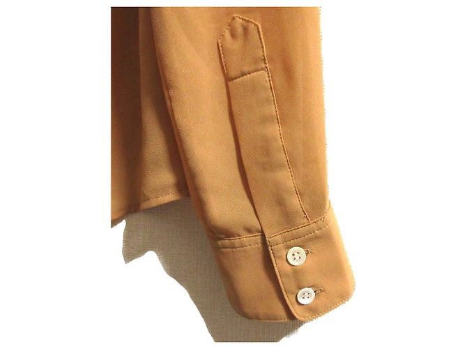 Autre Marque Spick and Span Chiffon-Bluse mit Schleife Orange - Ansicht 5
