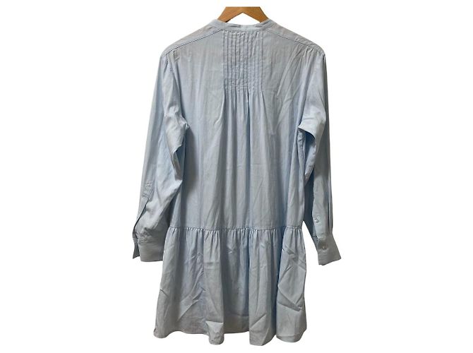Autre Marque Vestido de renda de algodão FURFUR Azul - vista 3