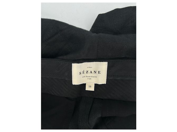 SéZane Leinen Shorts schwarz - Ansicht 3
