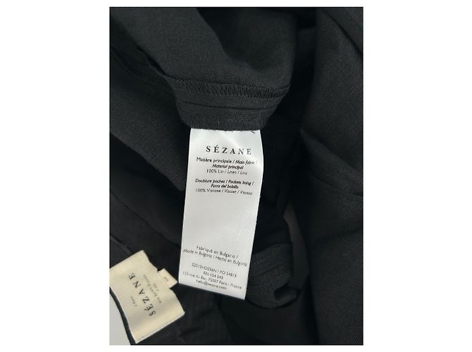 SéZane Leinen Shorts schwarz - Ansicht 4