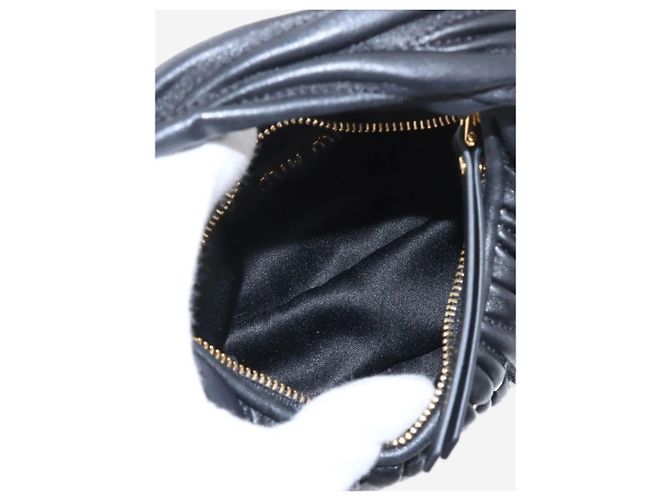 Miu Miu Borsa 2way in pelle matelassé nera Nero - vista 8