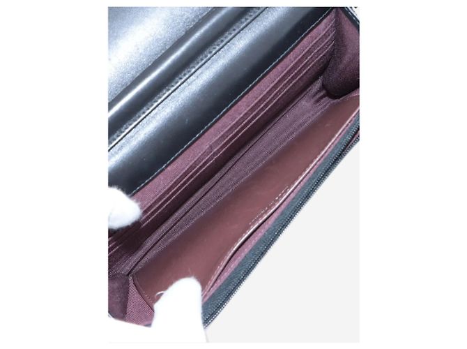 Chanel Schwarze gesteppte Wallet on Chain aus Lammleder 2020 - Ansicht 13