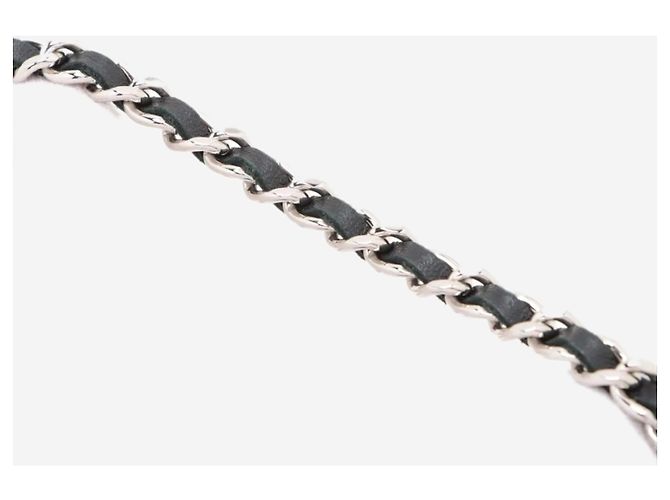 Chanel Schwarze gesteppte Wallet on Chain aus Lammleder 2020 - Ansicht 4