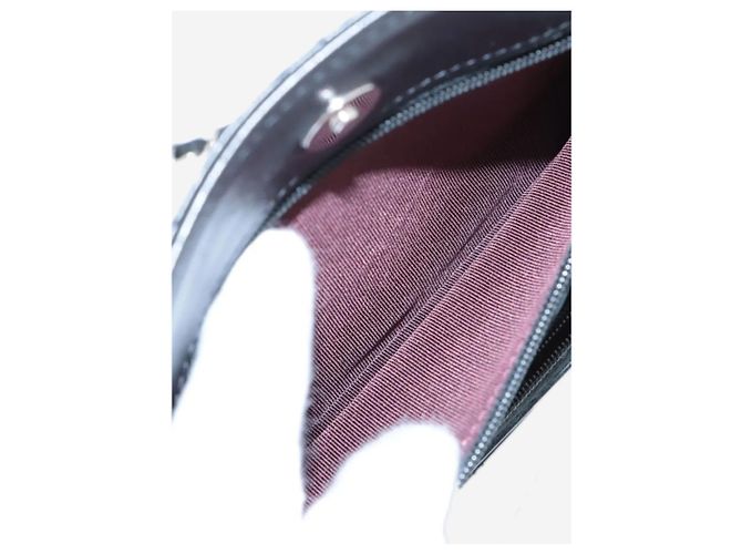 Chanel Schwarze gesteppte Wallet on Chain aus Lammleder 2020 - Ansicht 9