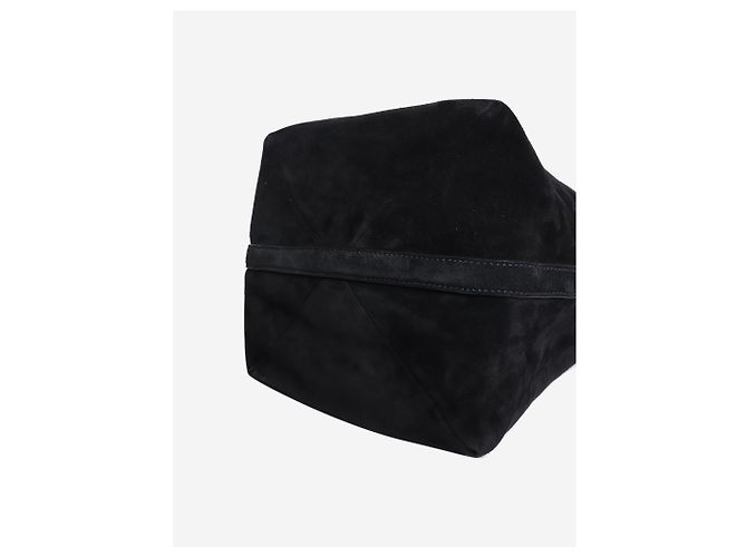 Totême Borsa a tracolla in camoscio blu navy - vista 5
