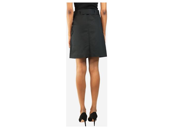 Totême Minifalda negra con cinturón - size UK 4 Negro - vista 3