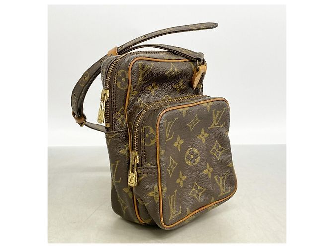 Borsa a tracolla Louis Vuitton Monogram Mini Amazon Marrone - vista 2